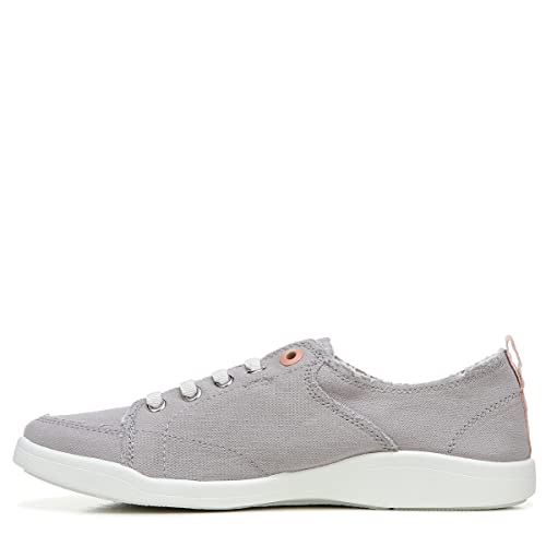 VIONIC Beach Pismo Lace - Up Sneaker - Women's Light Grey Canvas Shoe Deals Outlet