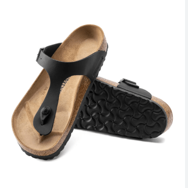 Birkenstock Gizeh Birko - Flor Silver 7 - 7.5 M 809410067166 Shoe Deals Outlet