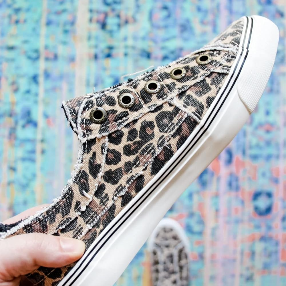 Blowfish Malibu Play Off White Rainforest Leopard 6.5 M 193529136692 Shoe Deals Outlet