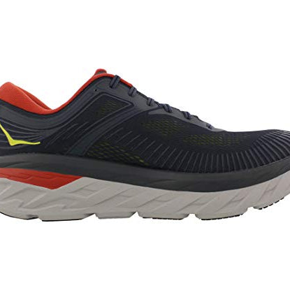 Hoka Bondi 7 - Men's Turbulence/Chili Shoe Deals Outlet