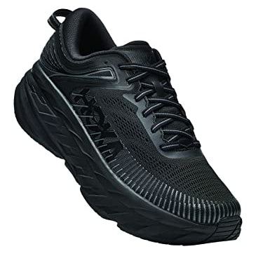 Hoka Bondi 7 - Men's Black Shoe Deals Outlet