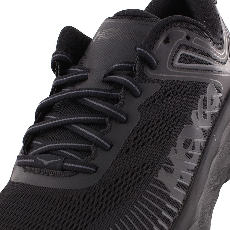 Hoka Bondi 7 - Women's Black/White Shoe Deals Outlet