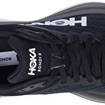 Hoka BONDI 8 - Women's Black/White Shoe Deals Outlet