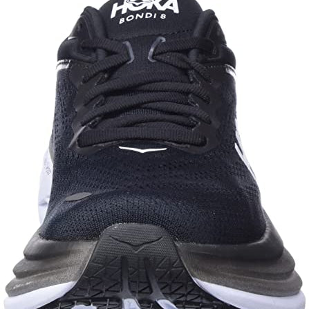 Hoka BONDI 8 - Women's Black/White Shoe Deals Outlet