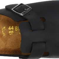 Birkenstock Boston Oiled Leather - Unisex Black Oiled Leather Shoe Deals Outlet