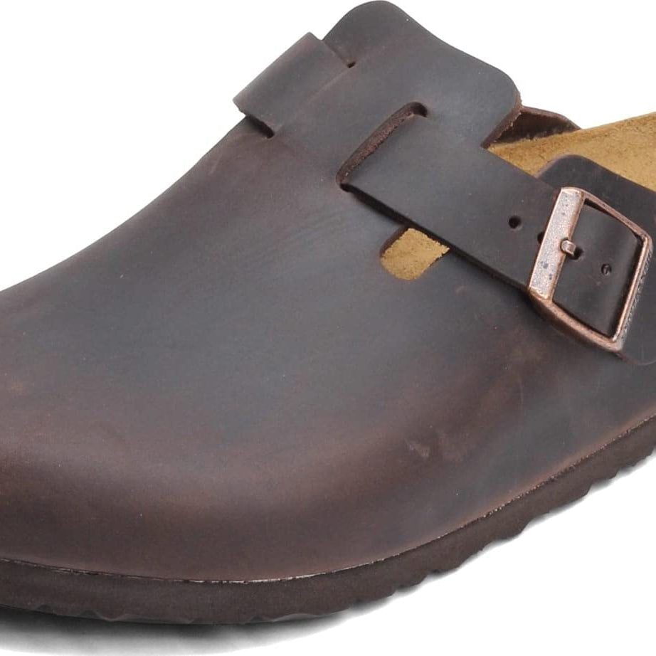 Birkenstock Boston Oiled Leather - Unisex Habana Oiled Leather Shoe Deals Outlet