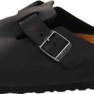 Birkenstock Boston Oiled Leather - Unisex Black Oiled Leather Shoe Deals Outlet