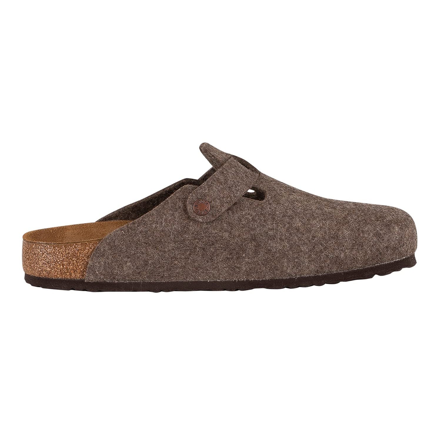 Birkenstock Boston Wool Clogs - Unisex Cacao Shoe Deals Outlet