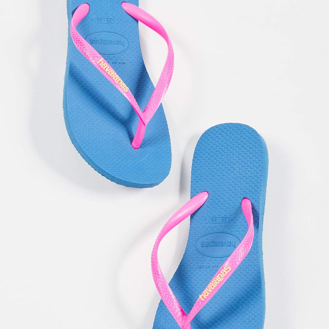 Havaianas Brazil Logo Flip Flops - Unisex Navy Shoe Deals Outlet