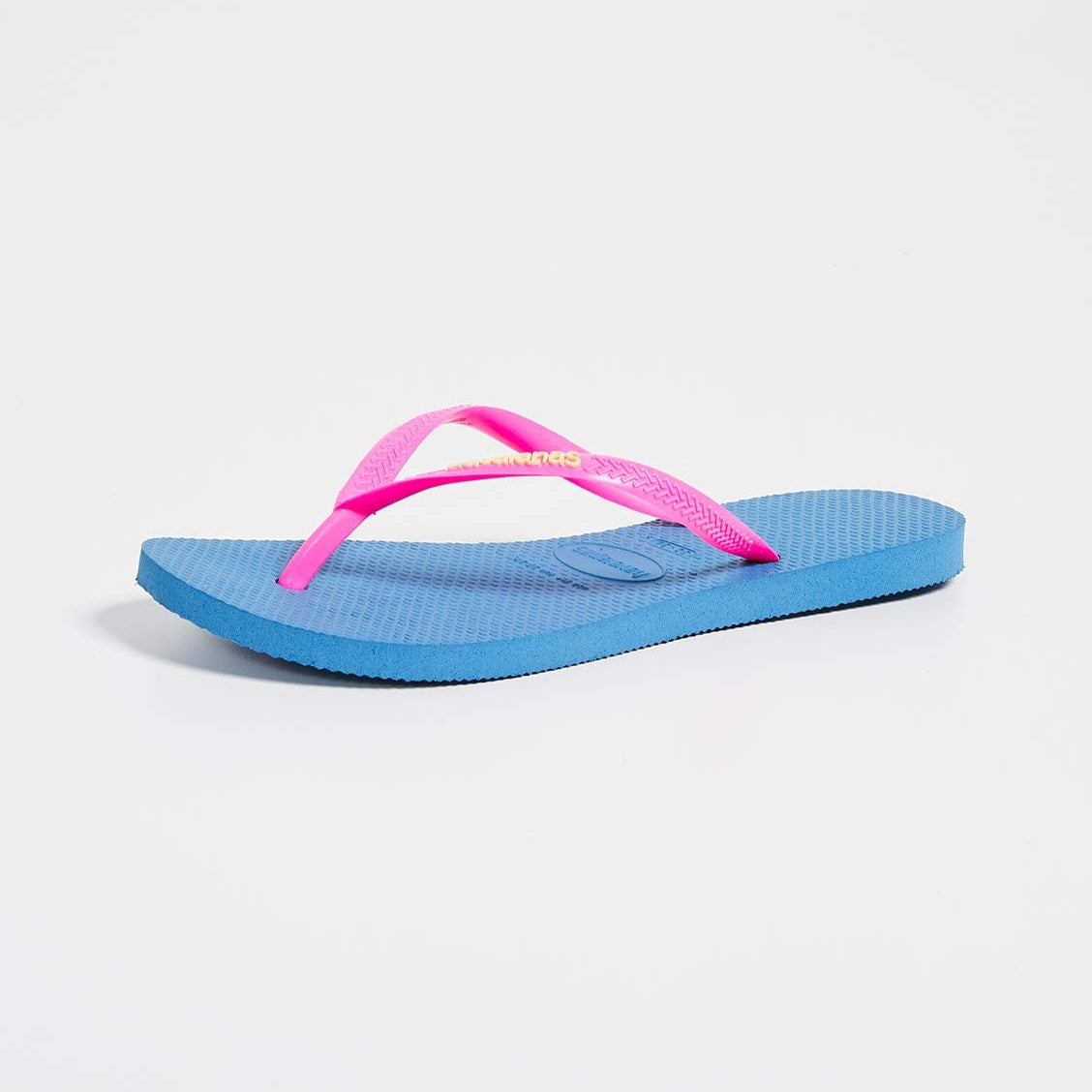 Havaianas Brazil Logo Flip Flops - Unisex Navy Shoe Deals Outlet