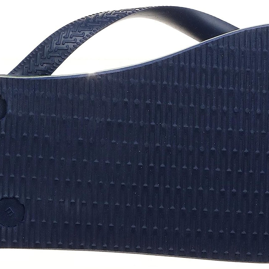 Havaianas Brazil Logo Flip Flops - Unisex Marine Blue Shoe Deals Outlet