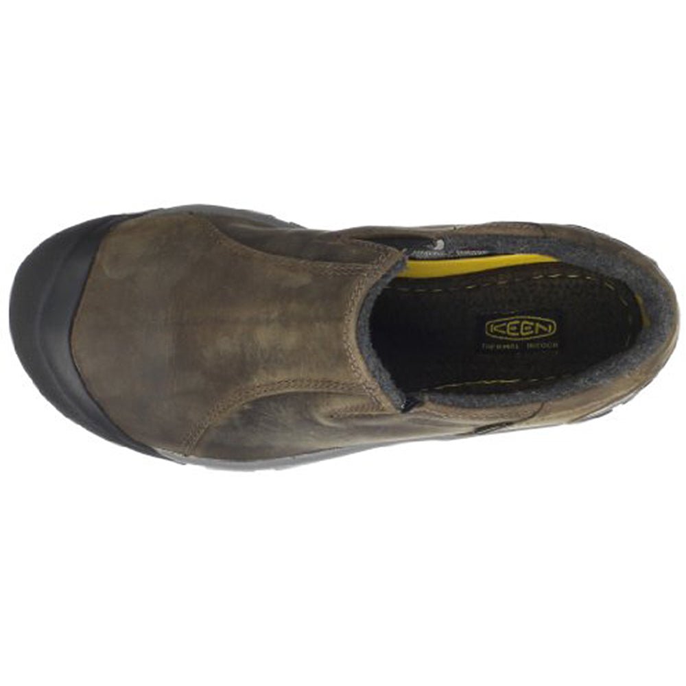 KEEN Brixen Low Waterproof - Men's Slate Black/Madder Brown Shoe Deals Outlet