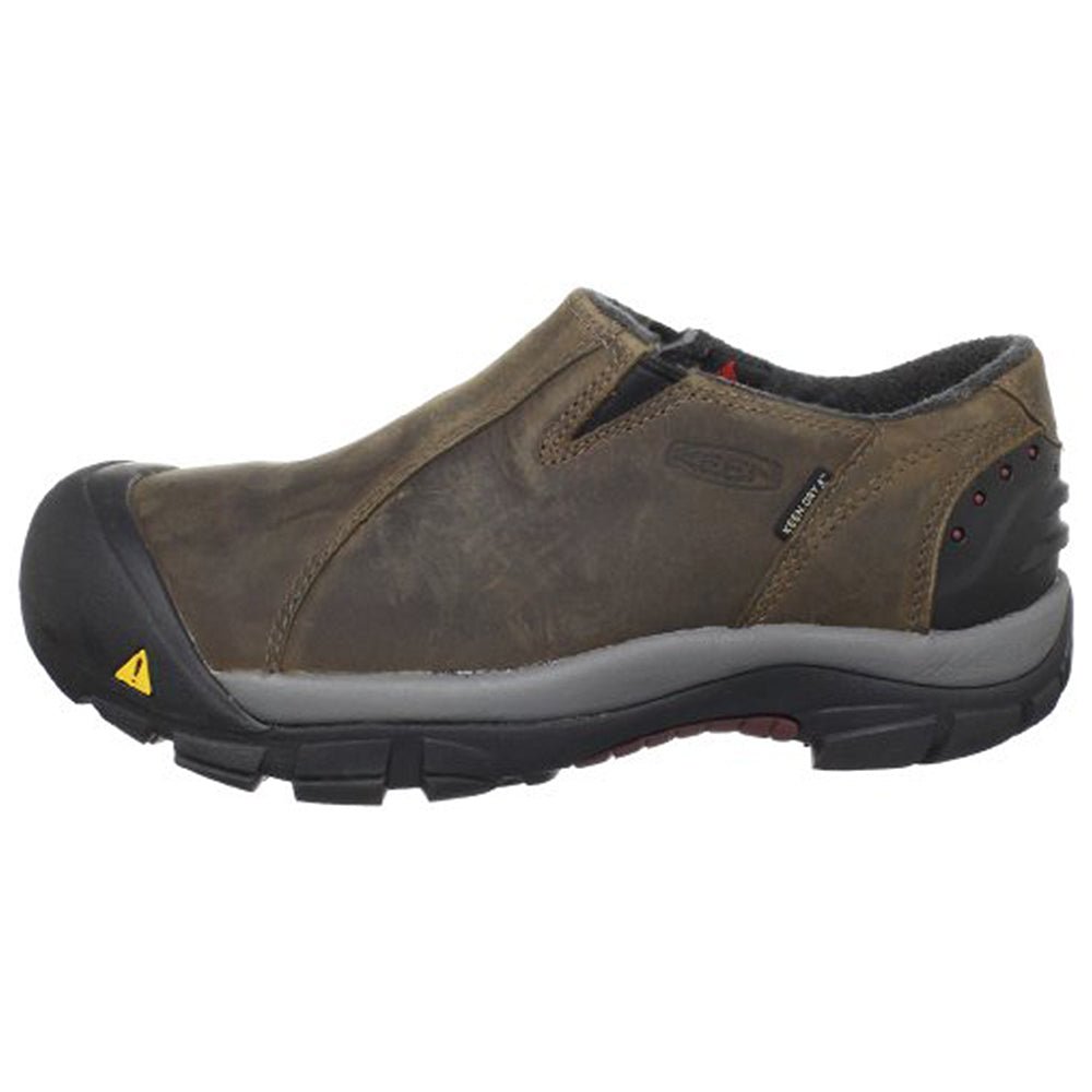 KEEN Brixen Low Waterproof - Men's Slate Black/Madder Brown Shoe Deals Outlet