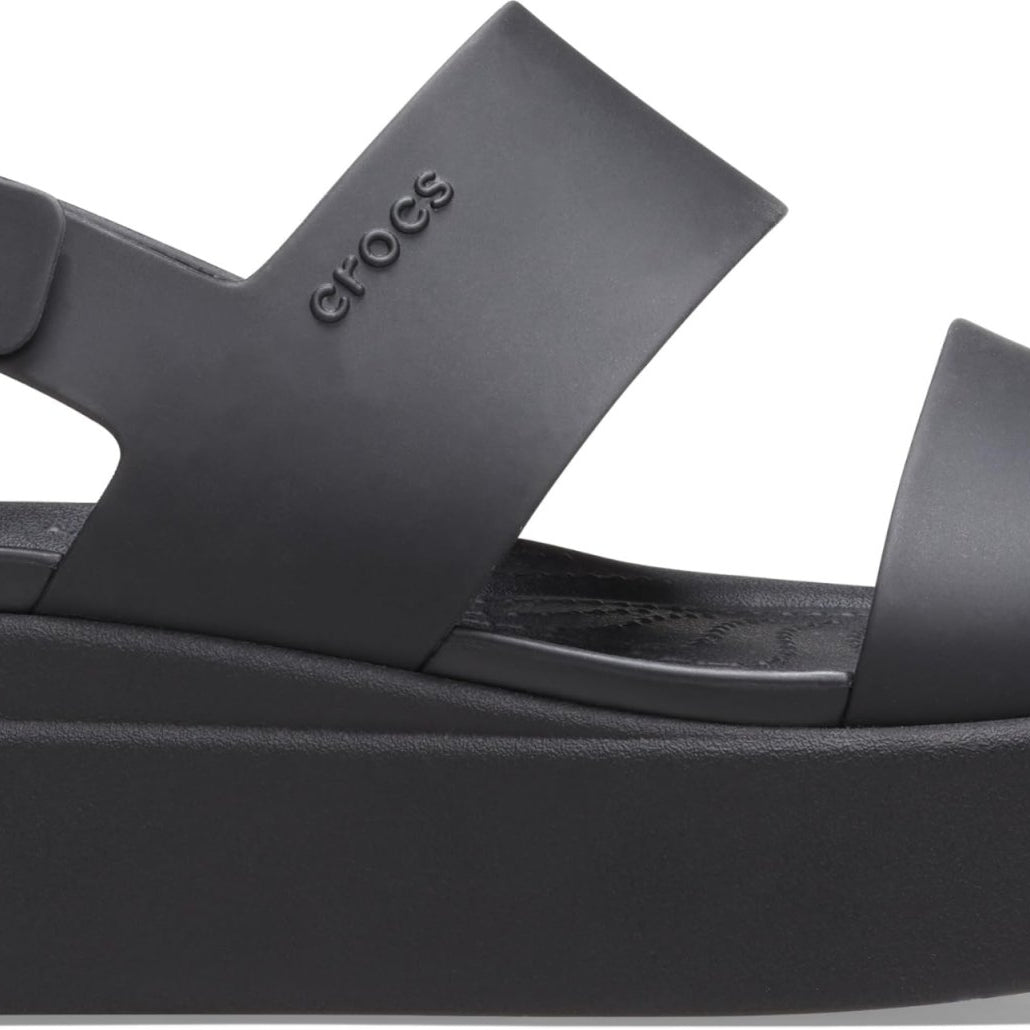Crocs Brooklyn Low Wedge - Women's Black/Black Shoe Deals Outlet
