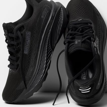 Brooks Ghost 17 GTX Black / Black / Ebony 10.5 B 195394673234 Shoe Deals Outlet