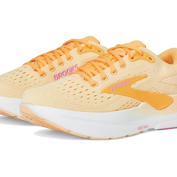 Brooks Ghost Max 3 Apricot / Apricot / Super Pink 7 B 195394698381 Shoe Deals Outlet