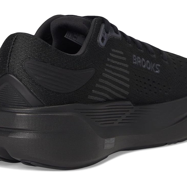 Brooks Ghost Max 3 Black / Black / Ebony 10.5 W (2E) 195394691207 Shoe Deals Outlet