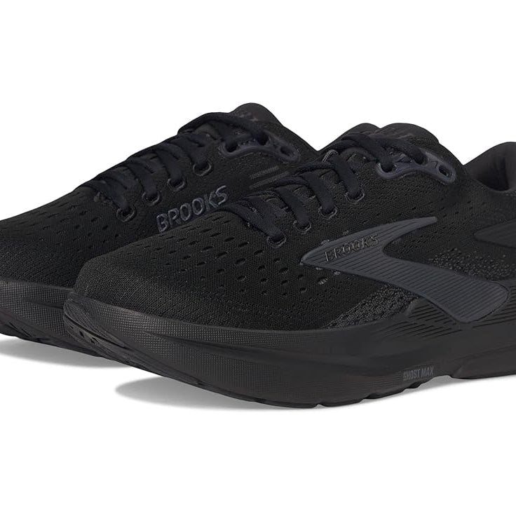 Brooks Ghost Max 3 Black / Black / Ebony 10.5 W (2E) 195394691207 Shoe Deals Outlet