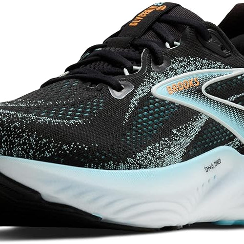 Brooks Glycerin 22 Black / Atomizer / Blazing Orange 9 D 195394676969 Shoe Deals Outlet