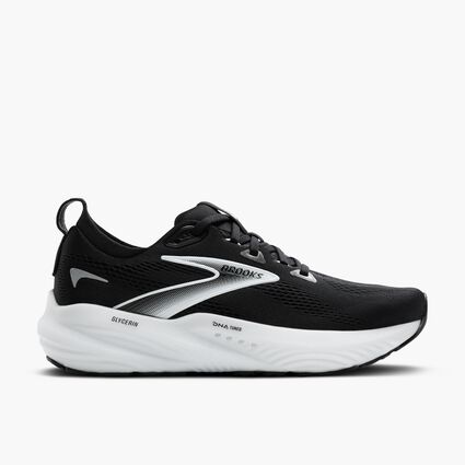 Brooks Glycerin 22 Black / Grey / White 11 W (D) 195394601800 Shoe Deals Outlet