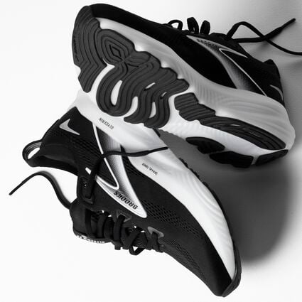 Brooks Glycerin 22 Black / Grey / White 11 W (D) 195394601800 Shoe Deals Outlet