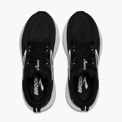Brooks Glycerin 22 Black / Grey / White 6 B 0195394601596 Shoe Deals Outlet