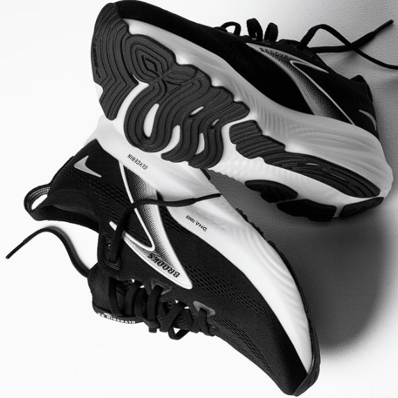 Brooks Glycerin 22 Black / Grey / White 9 B 0195394601718 Shoe Deals Outlet