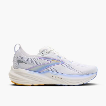 Brooks Glycerin 22 White / Blue Heron / Apricot 10.5 B 195394677768 Shoe Deals Outlet