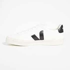 VEJA CAMPO CHROMEFREE LEATHER - Men's Extra White/Black Shoe Deals Outlet