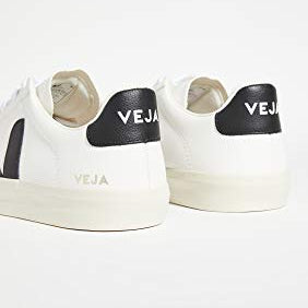 VEJA CAMPO CHROMEFREE LEATHER - Men's Extra White/Black Shoe Deals Outlet