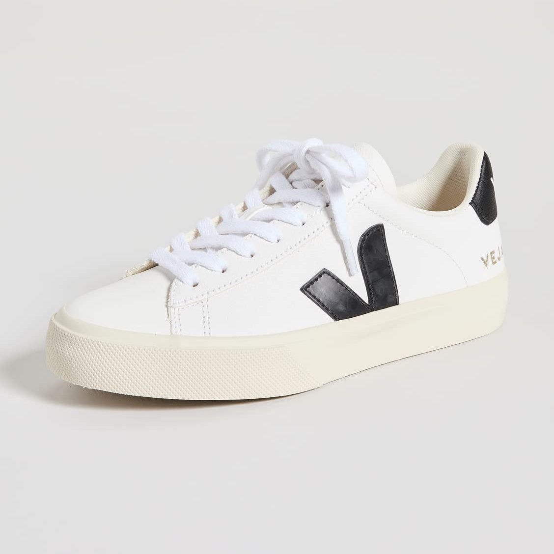 VEJA CAMPO CHROMEFREE LEATHER - Women's Extra White/Black Shoe Deals Outlet