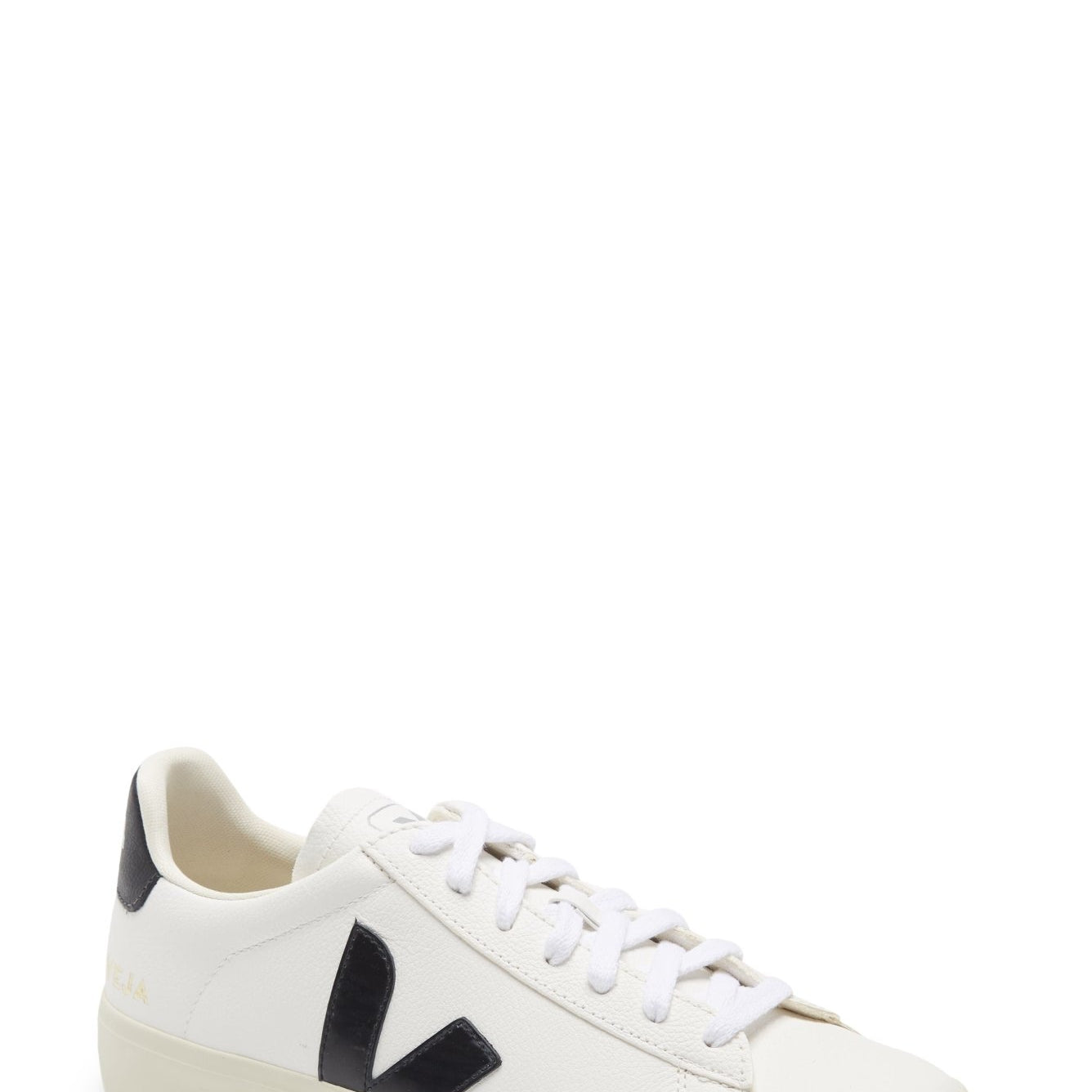 VEJA CAMPO CHROMEFREE LEATHER - Women's Extra White/Black Shoe Deals Outlet