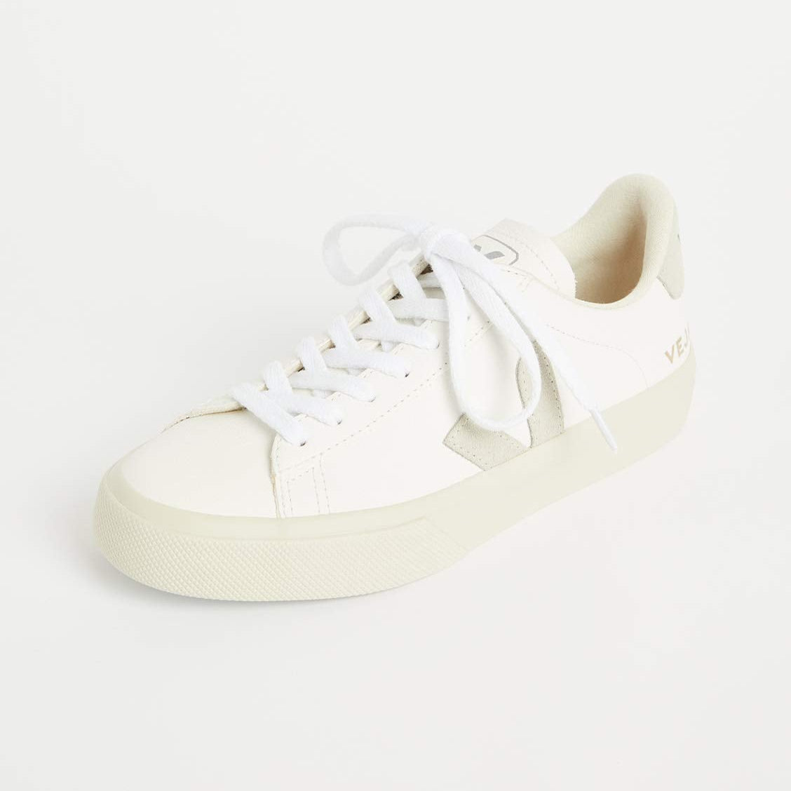 VEJA CAMPO CHROMEFREE LEATHER - Women's Extra - White/Natural Shoe Deals Outlet