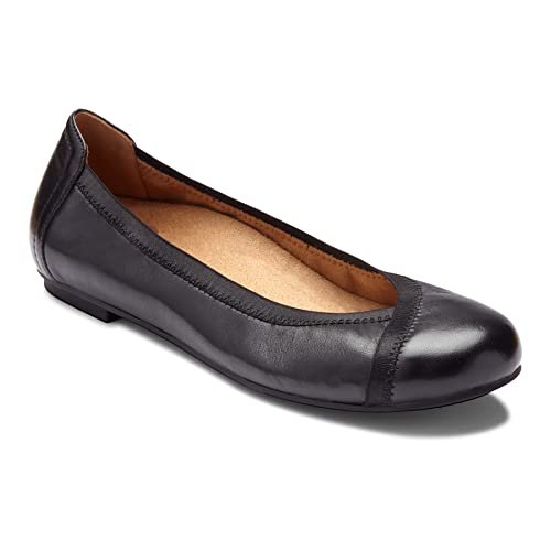 VIONIC Caroll Ballet Flat - Women's Black Shoe Deals Outlet