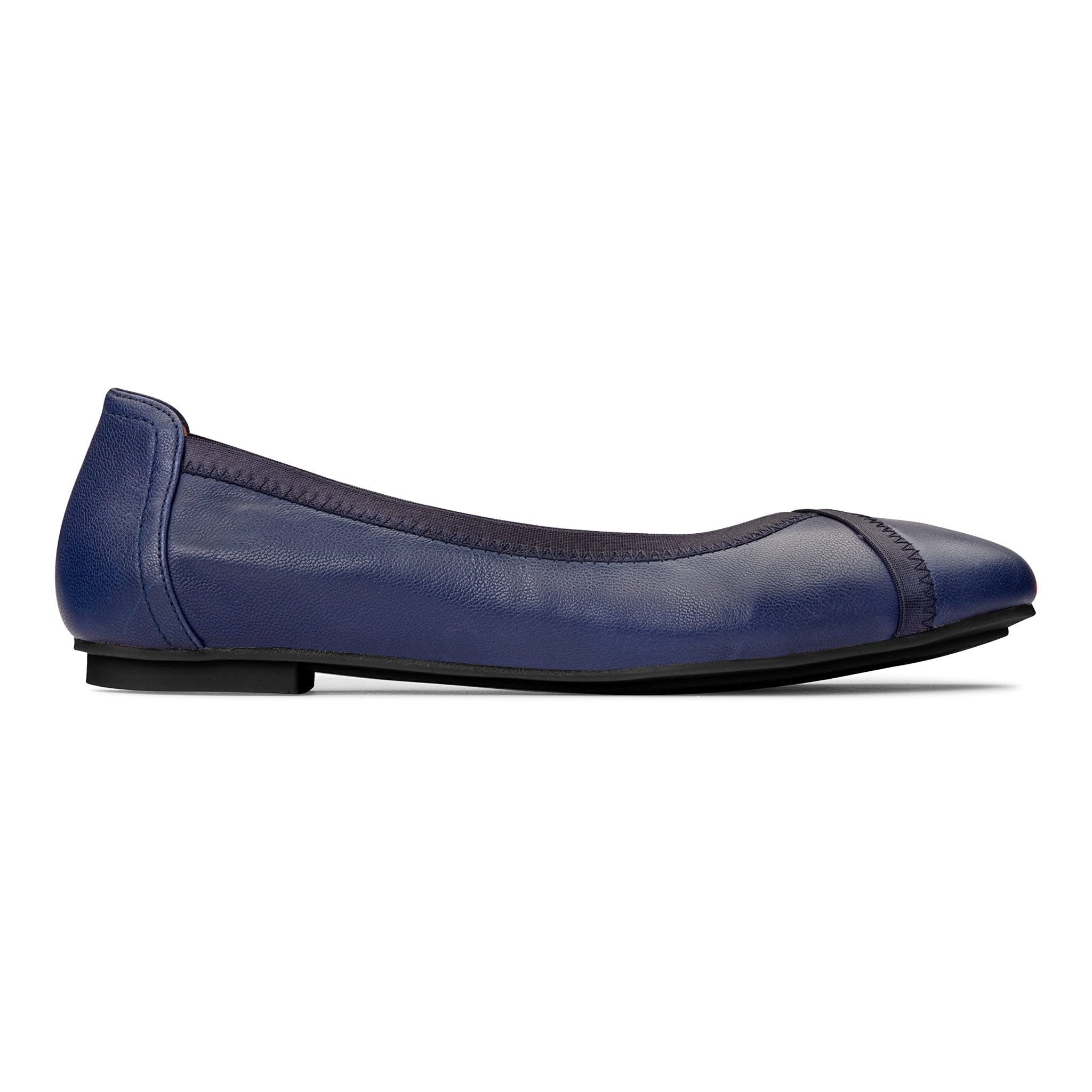 VIONIC Caroll Ballet Flat - Women's Navy Shoe Deals Outlet