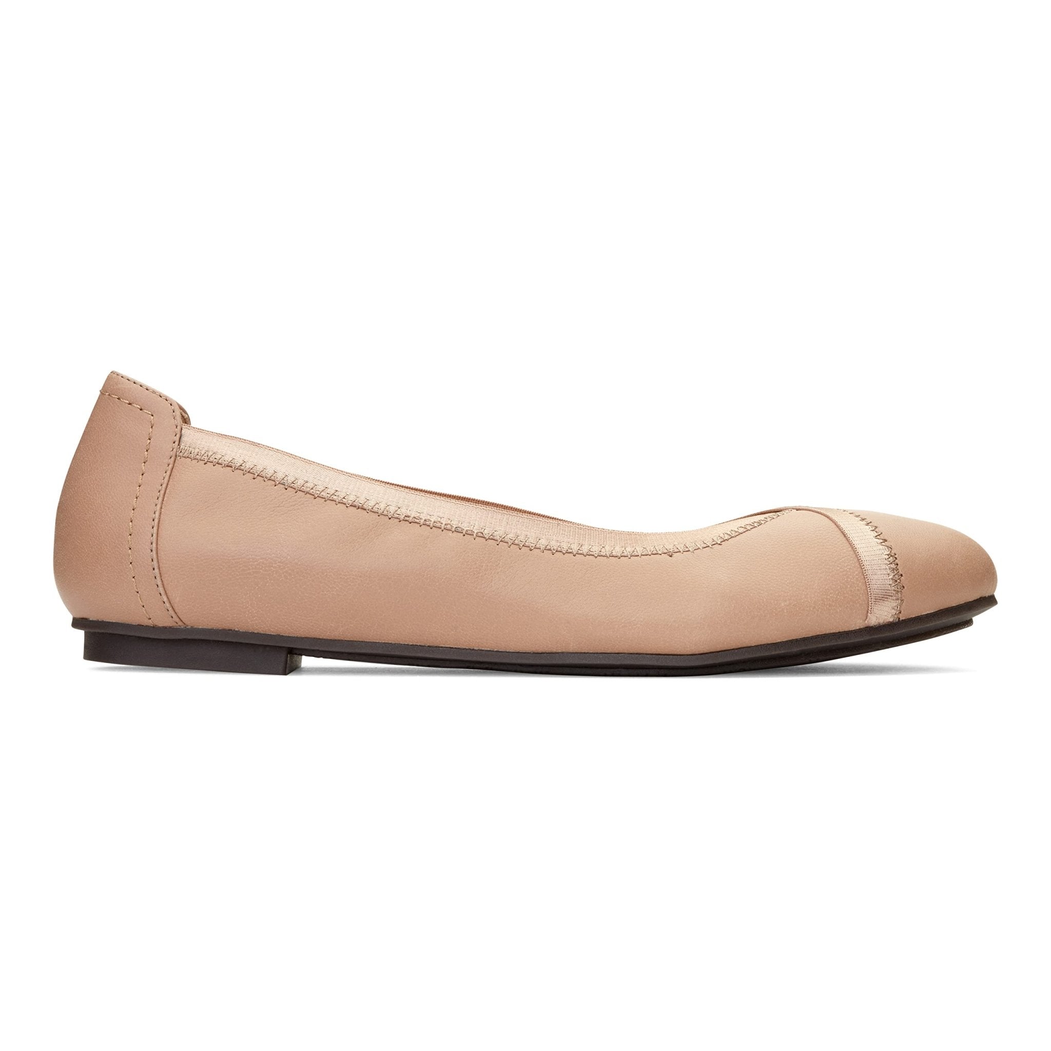 VIONIC Caroll Ballet Flat - Women's Tan Shoe Deals Outlet