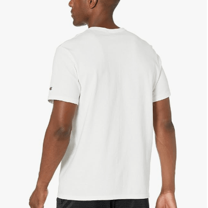 Champion HERITAGE SHORT SLEEVE TEE White Vintage Script Small 194164122637 Shoe Deals Outlet