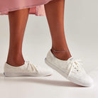 Keds Champion Original - Women's White Starburst Eyelet Shoe Deals Outlet