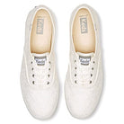 Keds Champion Original - Women's White Starburst Eyelet Shoe Deals Outlet