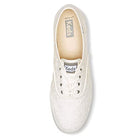 Keds Champion Original - Women's White Starburst Eyelet Shoe Deals Outlet