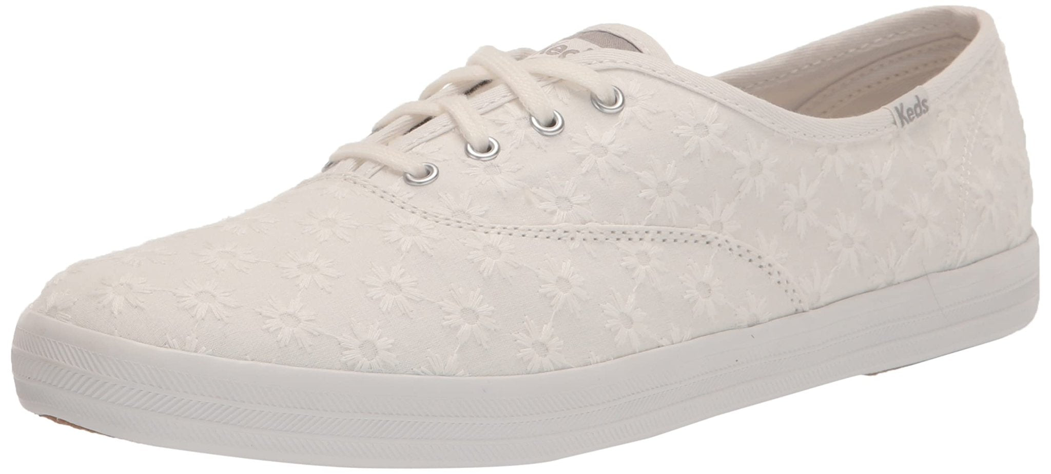 Keds Champion Original - Women's White Starburst Eyelet Shoe Deals Outlet