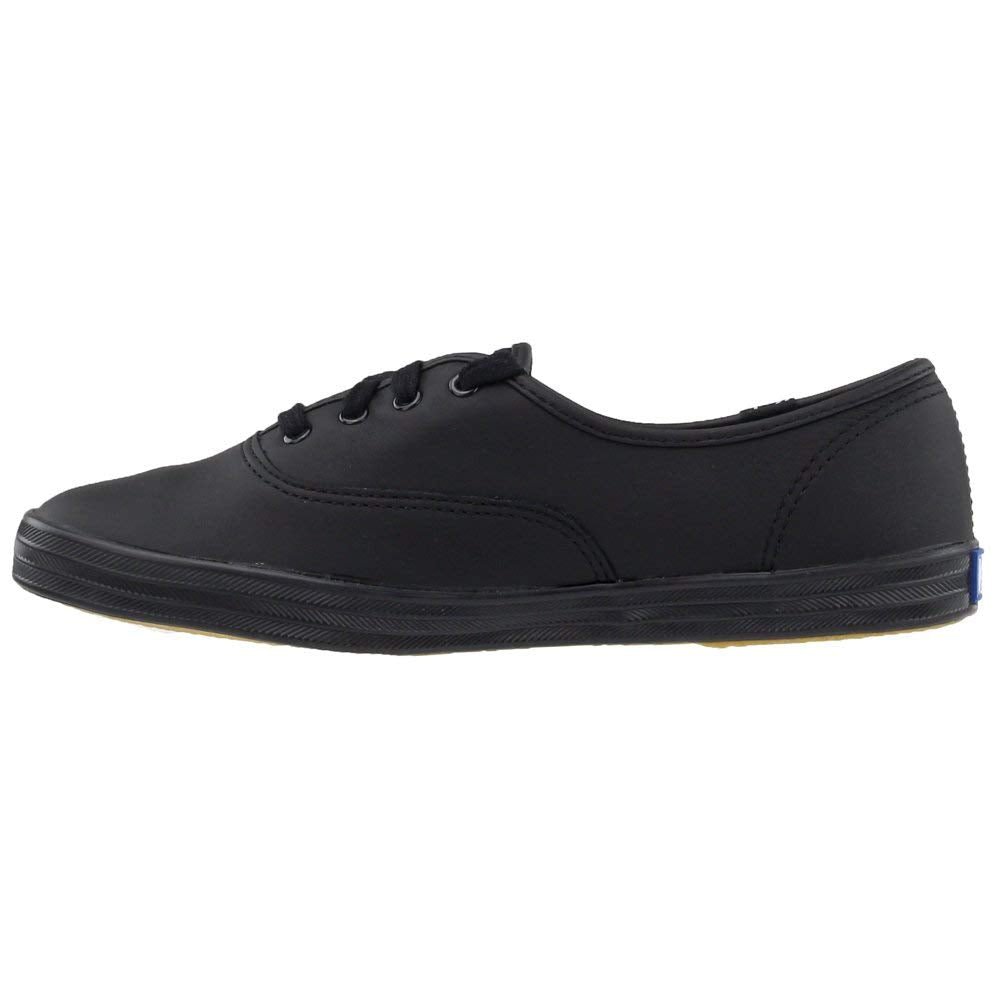Keds Champion Originals Leather - Women's Black Shoe Deals Outlet