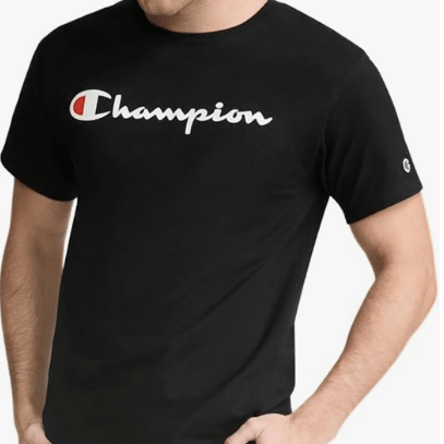Champion Short Sleeve T-shirt Black Medium 738994882950 Shoe Deals Outlet