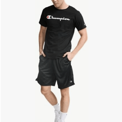 Champion Short Sleeve T-shirt Black Medium 738994882950 Shoe Deals Outlet