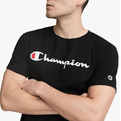 Champion Short Sleeve T-shirt Black Medium 738994882950 Shoe Deals Outlet