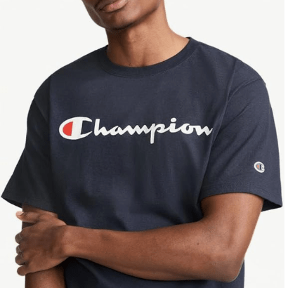 Champion Short Sleeve T-shirt Navy Medium 738994884954 Shoe Deals Outlet