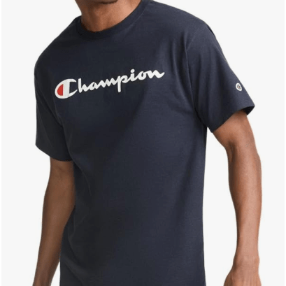 Champion Short Sleeve T-shirt Navy Medium 738994884954 Shoe Deals Outlet