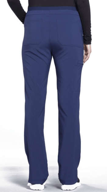 Cherokee Scrubs iFlex Mid Rise Tapered Leg Drawstring Pants Navy Large 716605751147 Shoe Deals Outlet