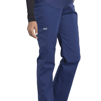 Cherokee Scrubs Pants Workwear Professionals Maternity Straight Leg Petite Navy XL 716605543162 Shoe Deals Outlet