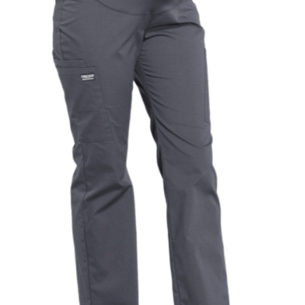 Cherokee Scrubs Pants Workwear Professionals Maternity Straight Leg Tall Pewter Large 716605873382 Shoe Deals Outlet